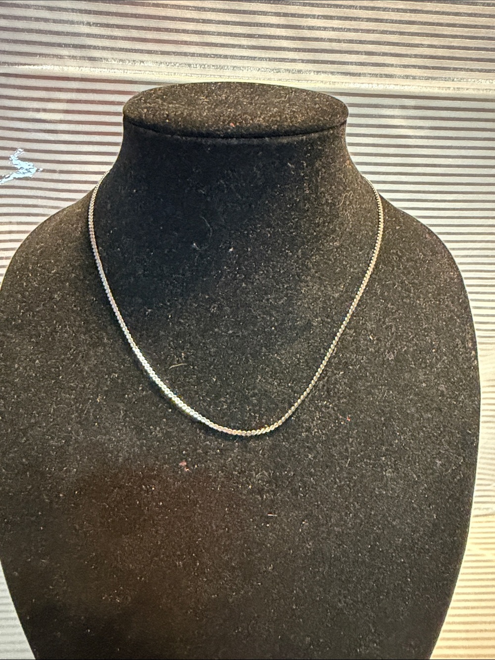 Classic Silver Rope Chain Necklace - Silver